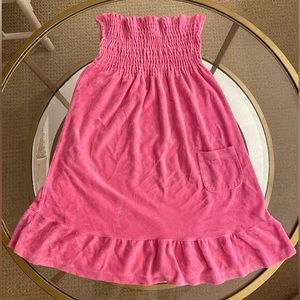 Terry cloth dress/cover up